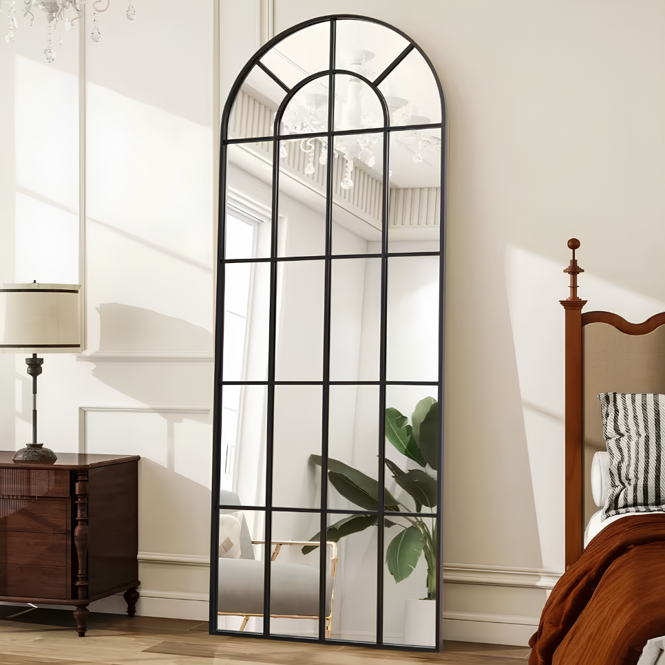 Grand miroir industriel arche atelier | Margot