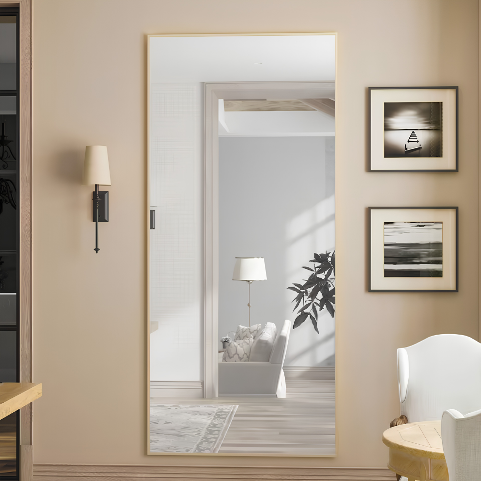 Miroir rectangulaire sur pied pleine hauteur | Margaux
