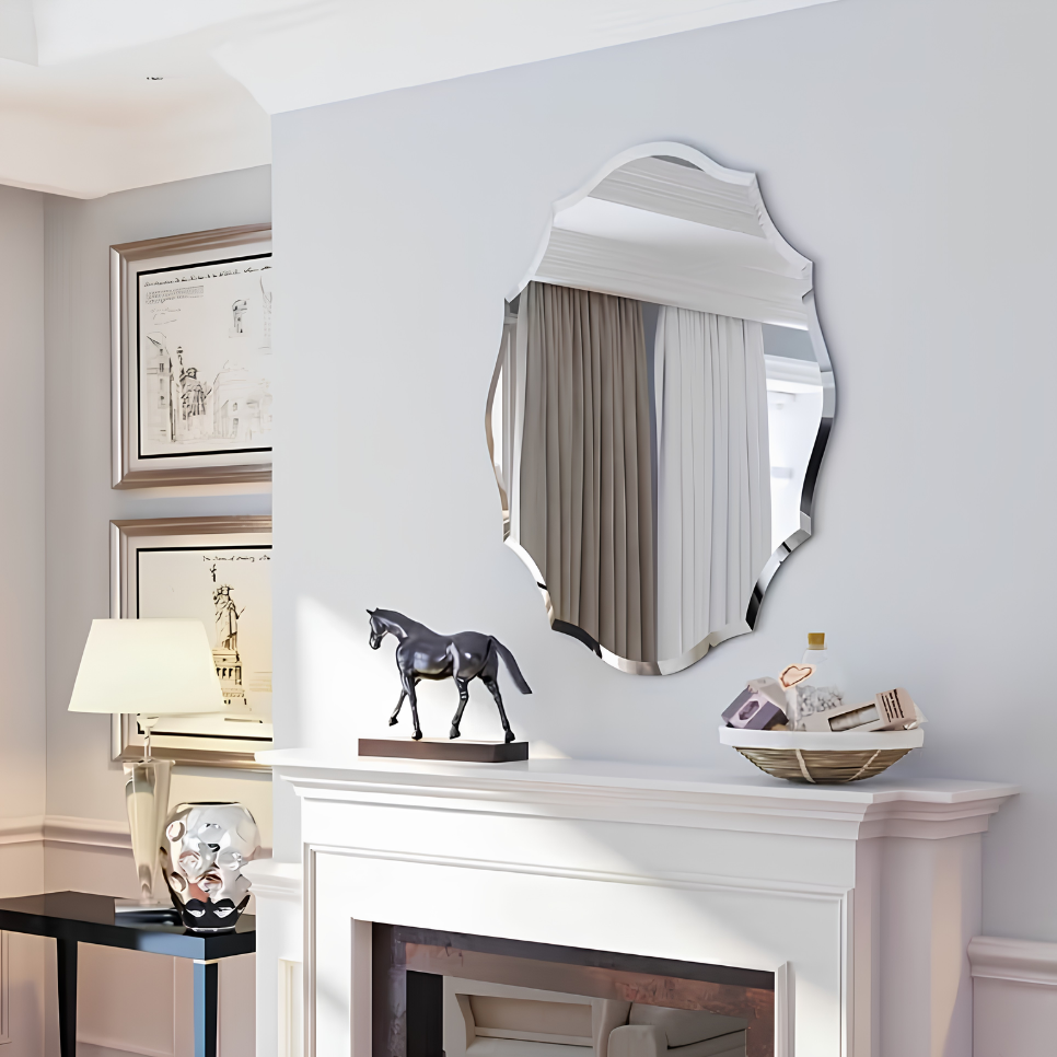 Miroir design festonné biseauté | Eulalie